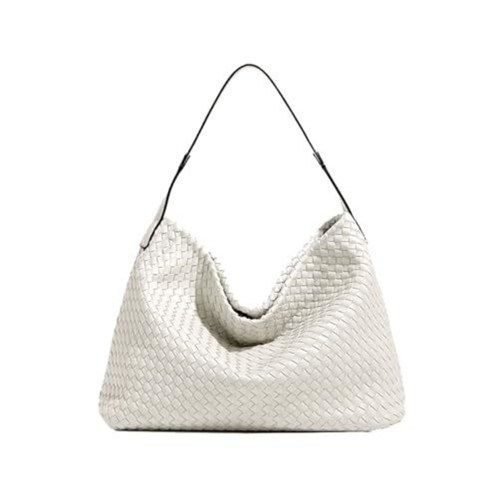 Modern Boston Satchel Woven Vegan Textured Handbags Female Satchel Messenger